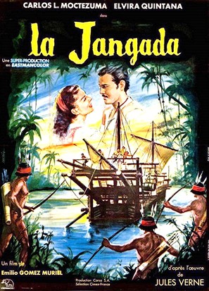 800 leguas por el Amazonas o (La jangada) - French Movie Poster (thumbnail)