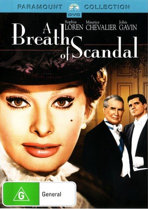 A Breath of Scandal - Australian DVD movie cover (thumbnail)