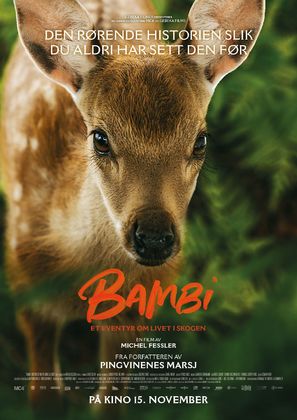 Bambi, L&#039;histoire d&#039;une vie dans les bois - Norwegian Movie Poster (thumbnail)