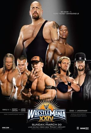 WWE WrestleMania XXIV - Movie Poster (thumbnail)