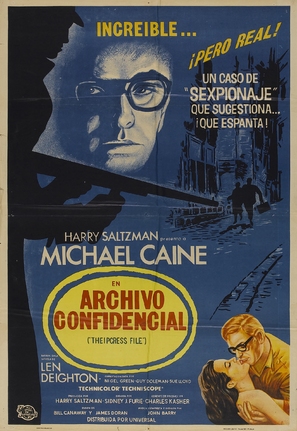 The Ipcress File - Argentinian Movie Poster (thumbnail)