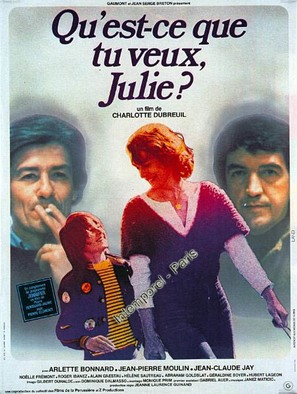 Qu&#039;est-ce que tu veux Julie? - French Movie Poster (thumbnail)