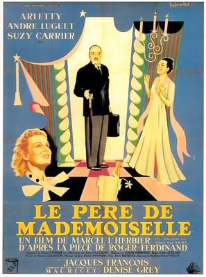 Le p&egrave;re de Mademoiselle - French Movie Poster (thumbnail)