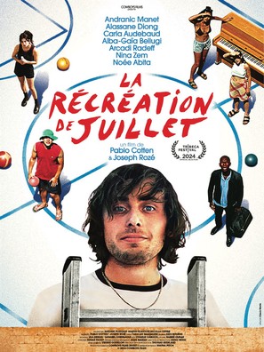 La r&eacute;cr&eacute;ation de juillet - French Movie Poster (thumbnail)