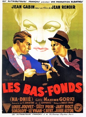 Les bas-fonds - French Movie Poster (thumbnail)