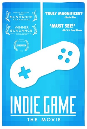 Indie Game: The Movie - Canadian DVD movie cover (thumbnail)