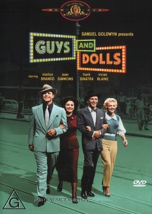 Guys and Dolls - Australian DVD movie cover (thumbnail)