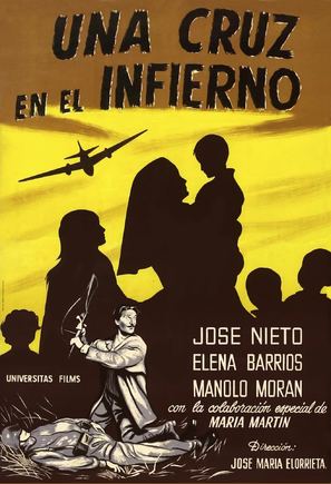 Una cruz en el infierno - Spanish Movie Poster (thumbnail)