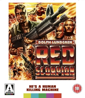 Red Scorpion - British Blu-Ray movie cover (thumbnail)