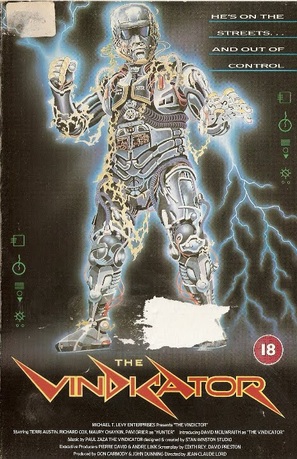 The Vindicator - British VHS movie cover (thumbnail)