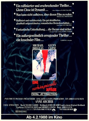 Fatal Attraction - German Movie Poster (thumbnail)