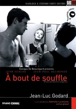 &Agrave; bout de souffle - Italian DVD movie cover (thumbnail)