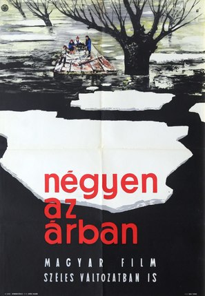 N&eacute;gyen az &aacute;rban - Hungarian Movie Poster (thumbnail)