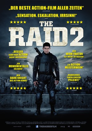 The Raid 2: Berandal - German Movie Poster (thumbnail)