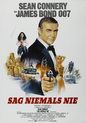 Never Say Never Again - German Movie Poster (thumbnail)
