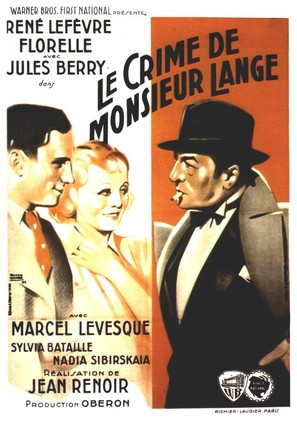 Le crime de Monsieur Lange - French Movie Poster (thumbnail)