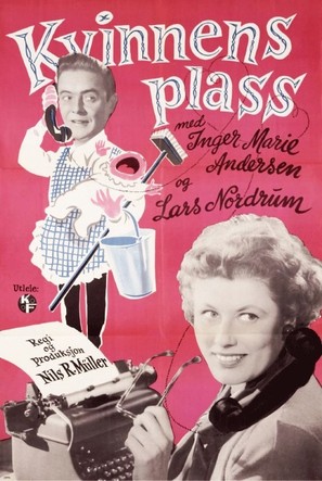 Kvinnens plass - Norwegian Movie Poster (thumbnail)