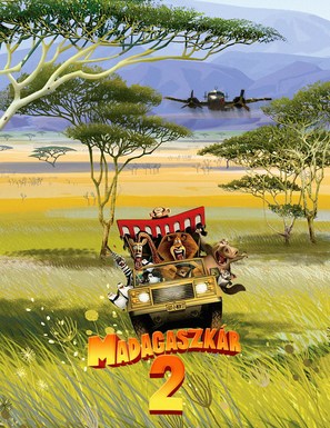 Madagascar: Escape 2 Africa - Hungarian Movie Poster (thumbnail)