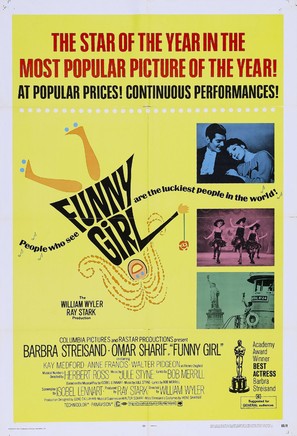 Funny Girl - Theatrical movie poster (thumbnail)