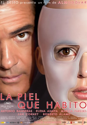 La piel que habito - Spanish Movie Poster (thumbnail)