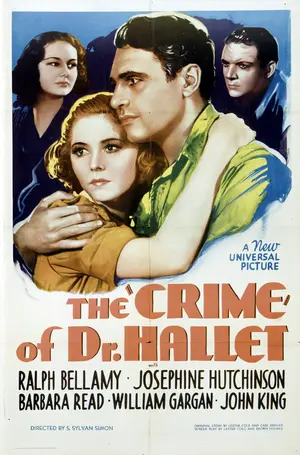 The Crime of Doctor Hallet Poster