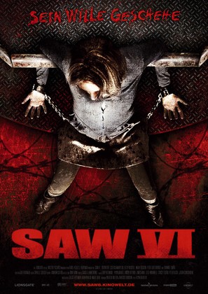 Saw VI - German Movie Poster (thumbnail)