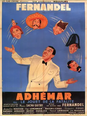 Adhèmar ou le jouet de la fatalitè Poster Adhèmar ou le jouet de la fatalitè Poster
