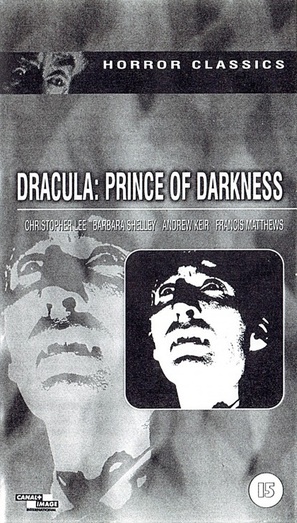 Dracula: Prince of Darkness - British VHS movie cover (thumbnail)