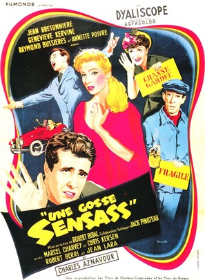 Une gosse sensass&#039; - French Movie Poster (thumbnail)