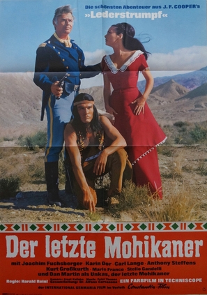 Der letzte Mohikaner - German Movie Poster (thumbnail)