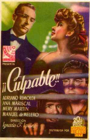 &iexcl;Culpable! - Spanish Movie Poster (thumbnail)