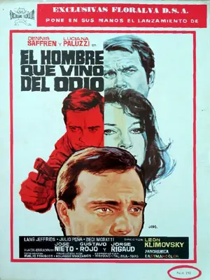 El hombre que vino del odio Poster