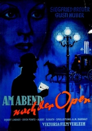 Am Abend nach der Oper - German Movie Poster (thumbnail)