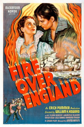 Fire Over England - Movie Poster (thumbnail)