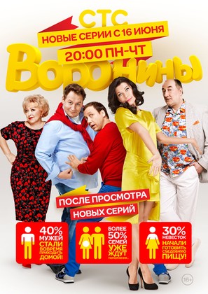 &quot;Voroniny&quot; - Russian Movie Poster (thumbnail)
