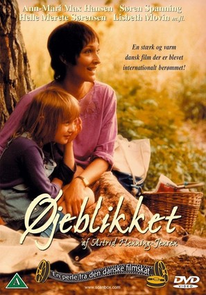 &Oslash;jeblikket - Danish DVD movie cover (thumbnail)