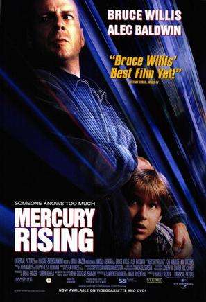 Mercury Rising - Video release movie poster (thumbnail)