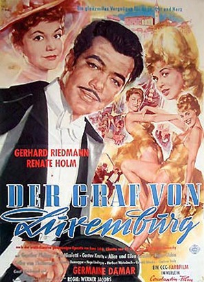 Der Graf von Luxemburg - German Movie Poster (thumbnail)