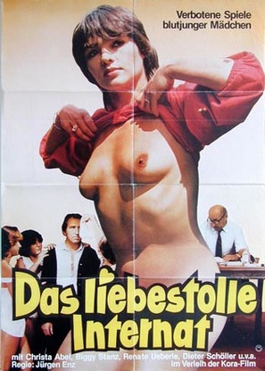 Das liebestolle Internat - German Movie Poster (thumbnail)