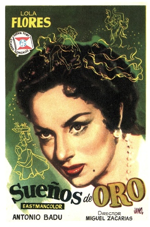Sue&ntilde;os de oro - Spanish Movie Poster (thumbnail)