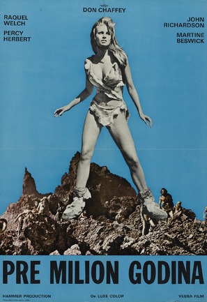 One Million Years B.C. - Yugoslav Movie Poster (thumbnail)