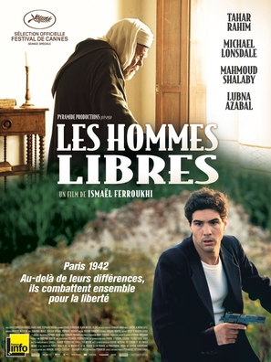 Les hommes libres - French Movie Poster (thumbnail)