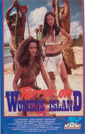 Mysterious Island of Beautiful Women - Norwegian VHS movie cover (thumbnail)