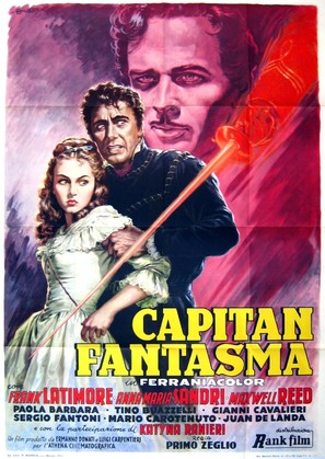 Capitan Fantasma - Italian Movie Poster (thumbnail)