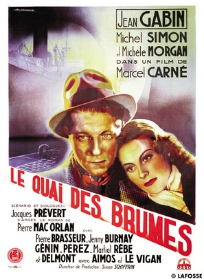 Le quai des brumes - French Movie Poster (thumbnail)