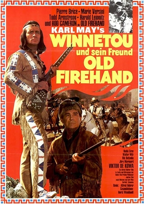 Winnetou und sein Freund Old Firehand - German Movie Poster (thumbnail)