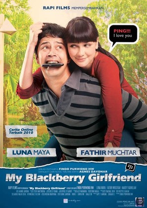 My Blackberry Girlfriend - Indonesian Movie Poster (thumbnail)