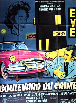 Boulevard du crime - French Movie Poster (thumbnail)