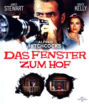 Rear Window - German Blu-Ray movie cover (thumbnail)