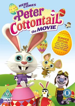 Here Comes Peter Cottontail: The Movie - British DVD movie cover (thumbnail)